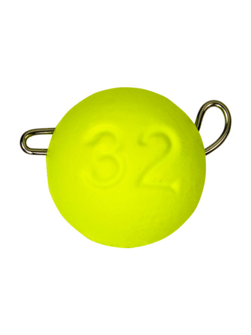 5 шт. груза Чебурашка спортивная разборная 32гр жёлтый FLUO